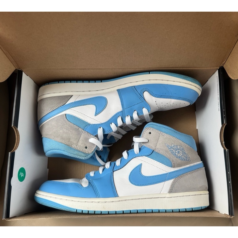 Nike Air Jordan 1 MID SE DX9276 100 Men’s Sneakers, Size 11